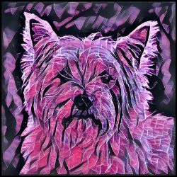 Picture of Cairn Terrier-Violet Femmes Mug