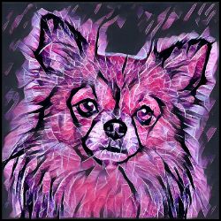 Picture of Chihuahua Long Hair-Violet Femmes Mug