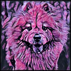 Picture of Chow Chow-Violet Femmes Mug