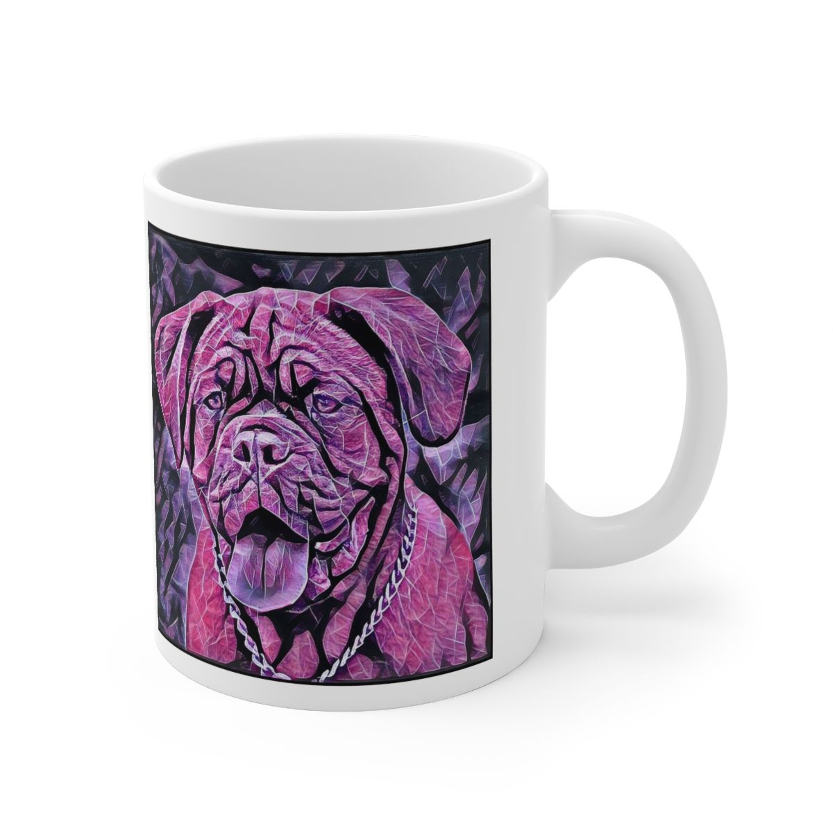 Picture of Dogue de Bordeux-Violet Femmes Mug