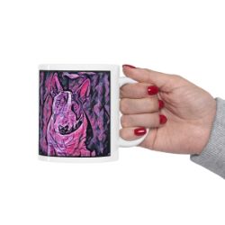 Picture of English Bull Terrier-Violet Femmes Mug