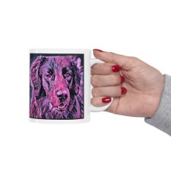Picture of Flat Coated Retriever-Violet Femmes Mug