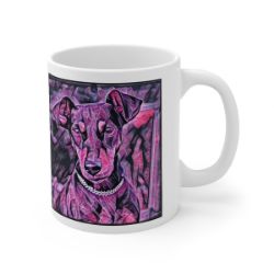 Picture of German Pinscher-Violet Femmes Mug