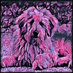 Picture of Golden Doodle-Violet Femmes Mug