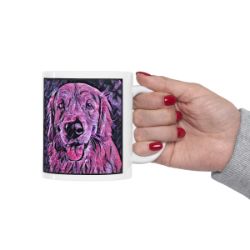 Picture of Golden Retriever-Violet Femmes Mug