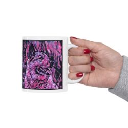 Picture of Norwegian Elkhound-Violet Femmes Mug