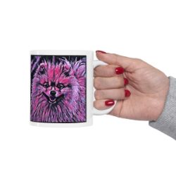 Picture of Pomeranian-Violet Femmes Mug