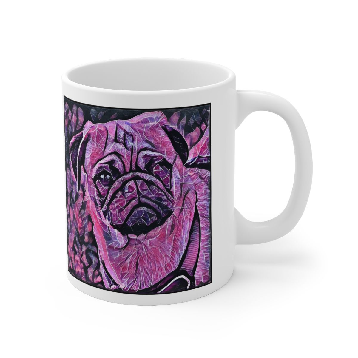 Picture of Pug-Violet Femmes Mug