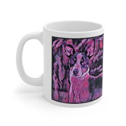 Picture of Rat Terrier-Violet Femmes Mug