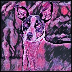 Picture of Rat Terrier-Violet Femmes Mug