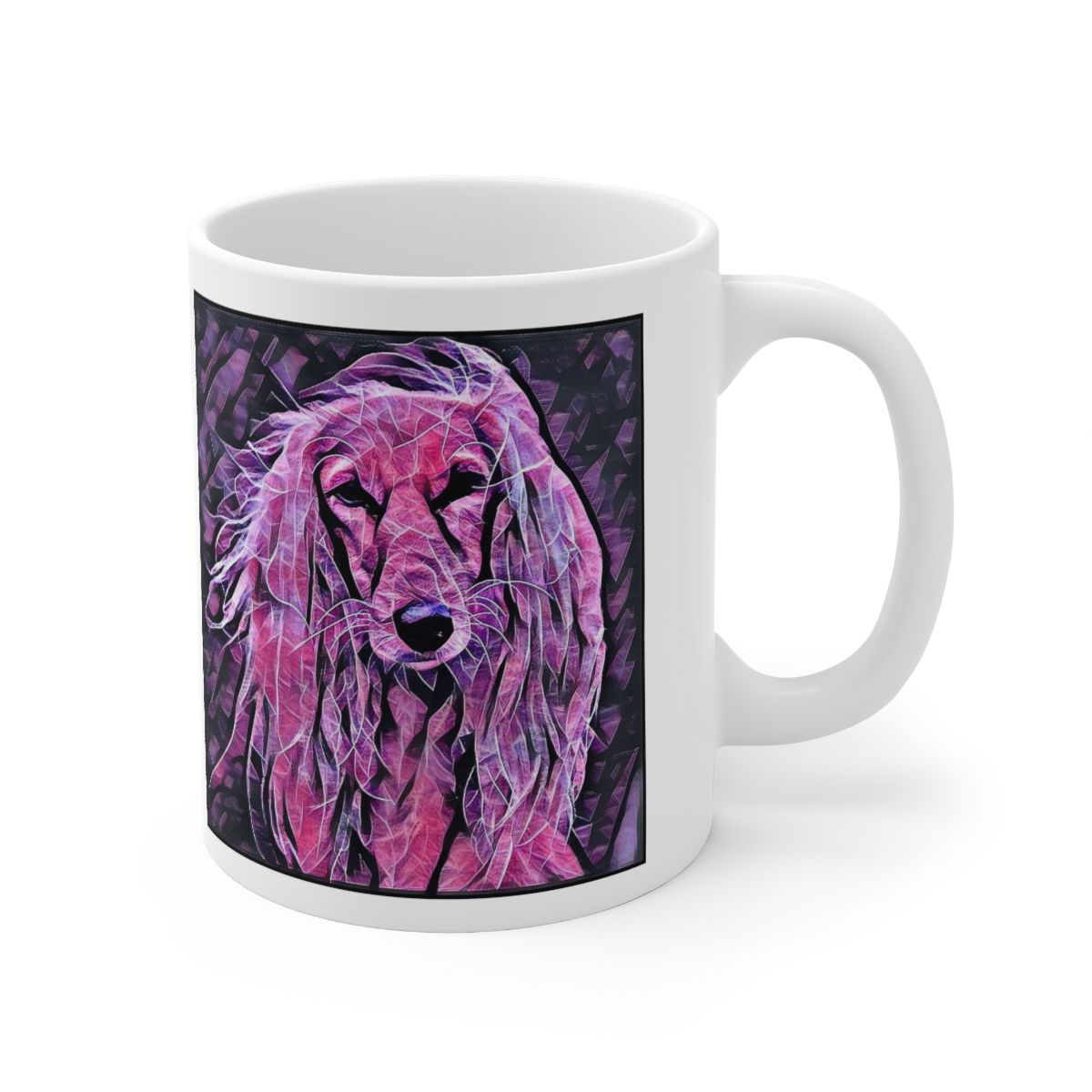 Picture of Saluki-Violet Femmes Mug