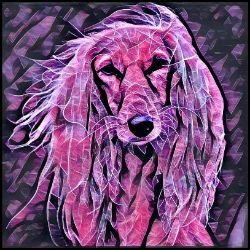 Picture of Saluki-Violet Femmes Mug