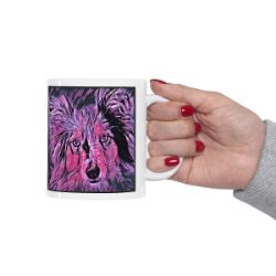 Picture of Shetland Sheepdog-Violet Femmes Mug