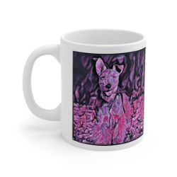 Picture of Welsh Terrier-Violet Femmes Mug