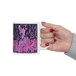 Picture of Welsh Terrier-Violet Femmes Mug