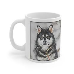 Picture of Alaskan Malamute-Penciled In Mug