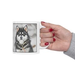 Picture of Alaskan Malamute-Penciled In Mug