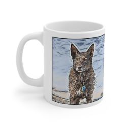 Picture of Australian Kelpie-Penciled In Mug