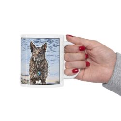 Picture of Australian Kelpie-Penciled In Mug