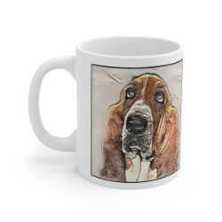 Picture of Bassett Hound-Penciled In Mug