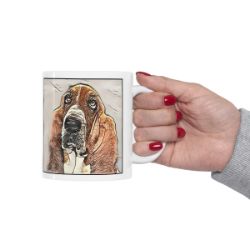 Picture of Bassett Hound-Penciled In Mug