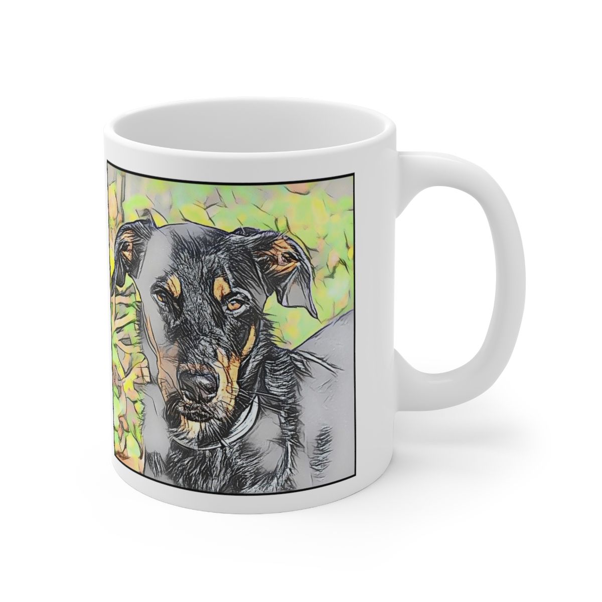 Picture of Beauceron-Penciled In Mug