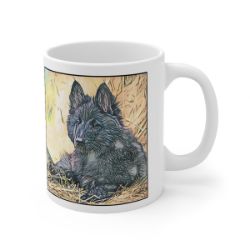Picture of Belgian Sheepdog Belgian Shepherd-Penciled In Mug