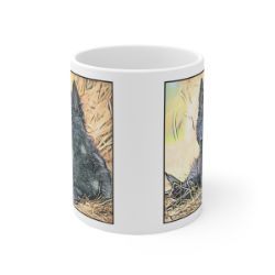 Picture of Belgian Sheepdog Belgian Shepherd-Penciled In Mug