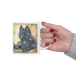 Picture of Belgian Sheepdog Belgian Shepherd-Penciled In Mug