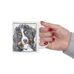 Picture of Bernese Mountain Dog-Penciled In Mug