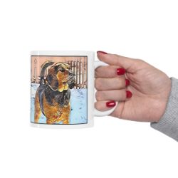 Picture of Bloodhound-Penciled In Mug