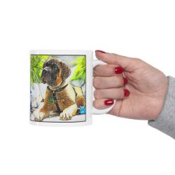 Picture of Bull Mastiff-Penciled In Mug
