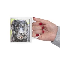 Picture of Flat Coated Retriever-Penciled In Mug