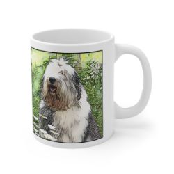Picture of Old English Sheepdog-Penciled In Mug