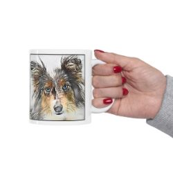 Picture of Shetland Sheepdog-Penciled In Mug