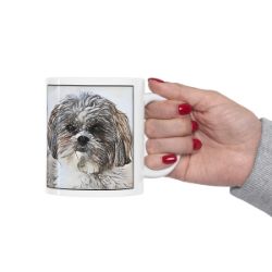 Picture of Shih Tzu-Penciled In Mug