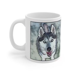 Picture of Siberian Husky-Penciled In Mug