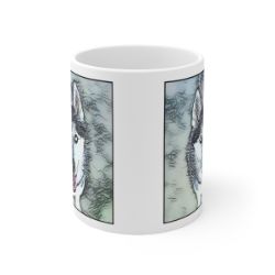 Picture of Siberian Husky-Penciled In Mug