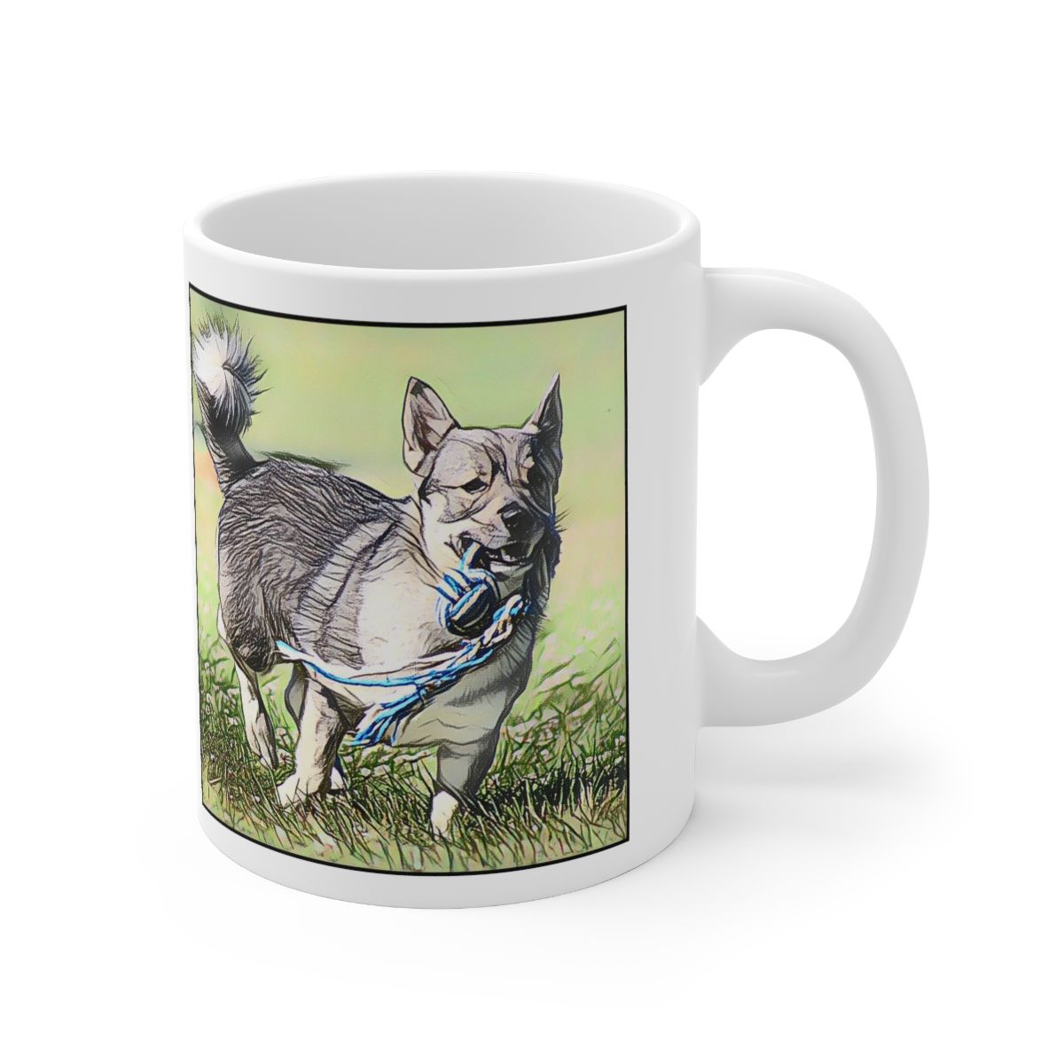 Picture of Swedish Vallhund-Penciled In Mug