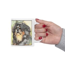 Picture of Tibetan Spaniel-Penciled In Mug