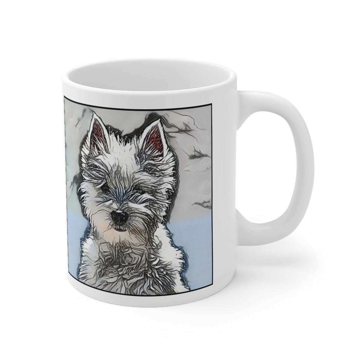 Picture of West Highland Terrier-Penciled In Mug