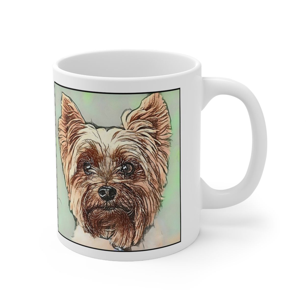 Picture of Yorkshire Terrier-Penciled In Mug