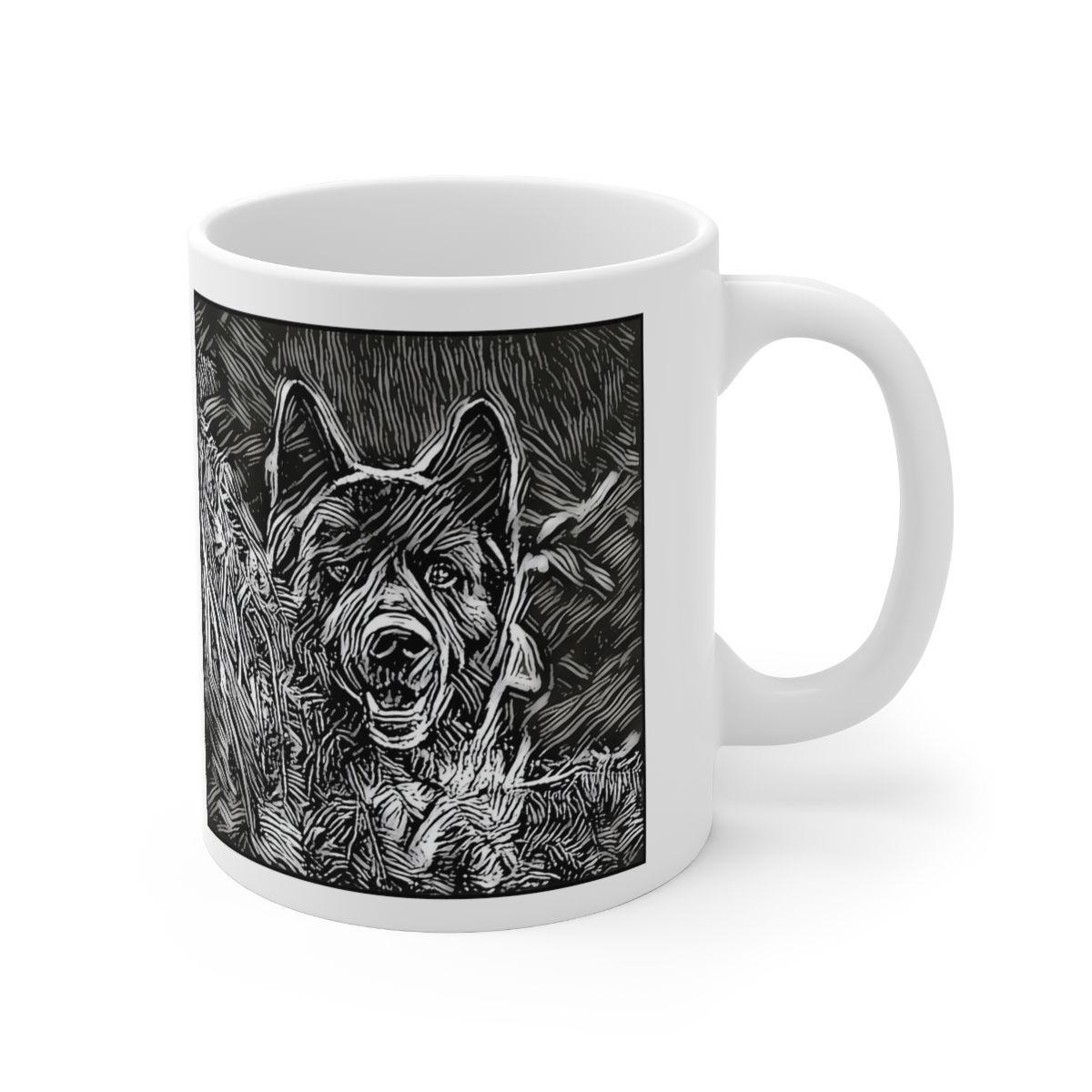 Picture of American Akita-Licorice Lines Mug