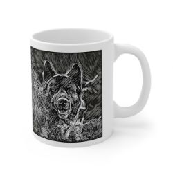 Picture of American Akita-Licorice Lines Mug