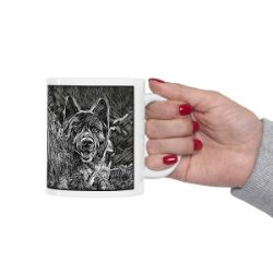 Picture of American Akita-Licorice Lines Mug