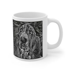 Picture of Bassett Hound-Licorice Lines Mug