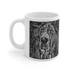 Picture of Bassett Hound-Licorice Lines Mug