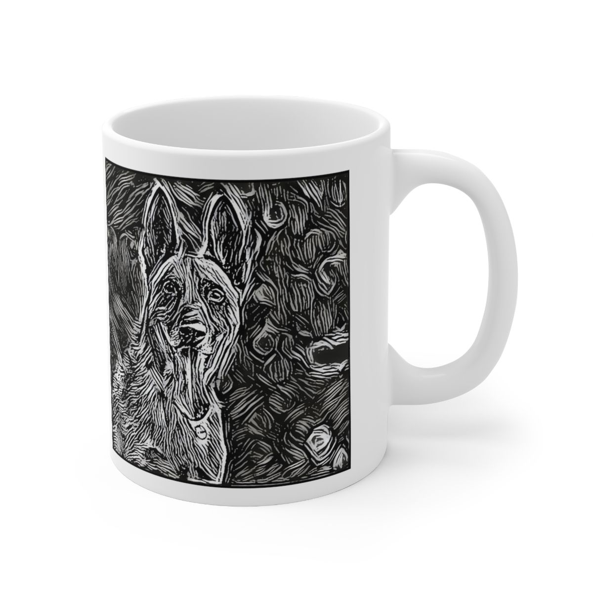 Picture of Belgian Malinois-Licorice Lines Mug