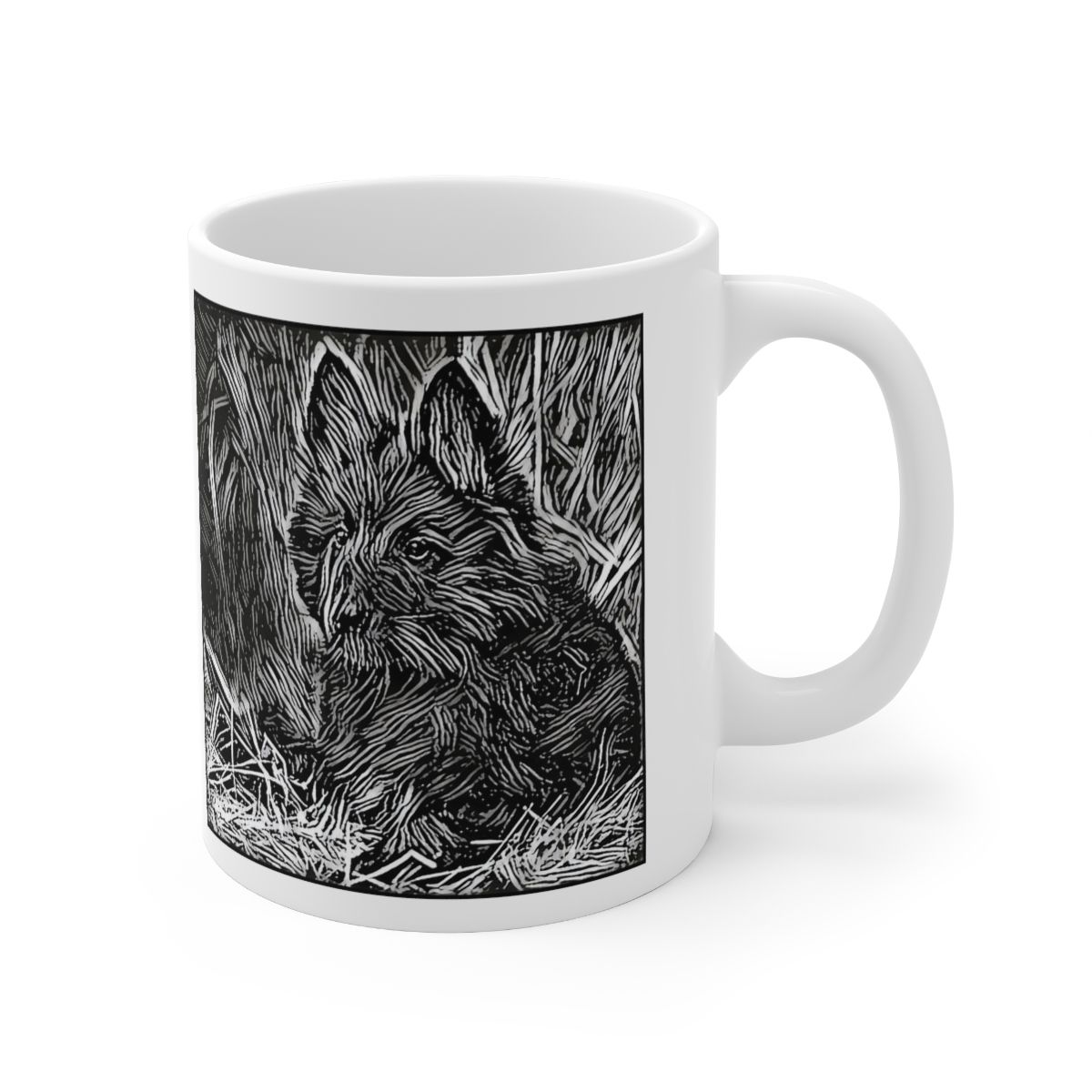 Picture of Belgian Sheepdog Belgian Shepherd-Licorice Lines Mug