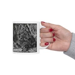 Picture of Belgian Sheepdog Belgian Shepherd-Licorice Lines Mug